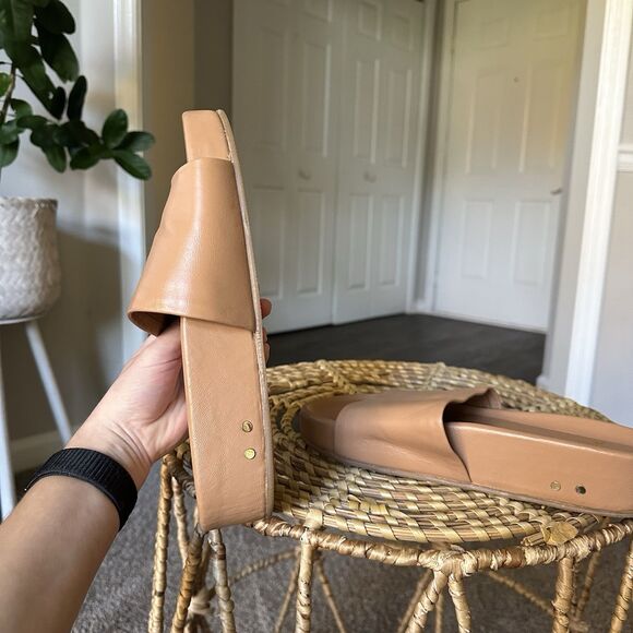 Beek Pelican Leather Platform Sandal in Honey Size 8 ($280) Tan EXCELLENT! - Picture 4 of 15